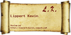 Lippert Kevin névjegykártya